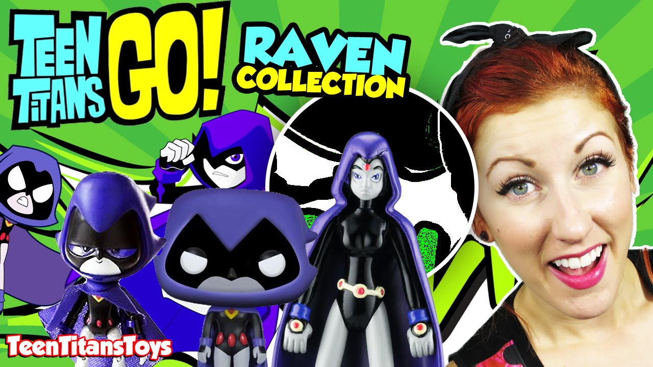 TEEN TITANS & TEEN TITANS GO! Raven Collection with Pop Figures, Action Figures