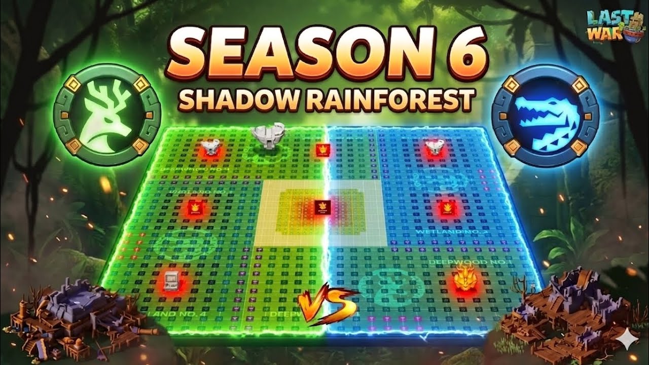 🔥 Season 6 Shadow Rainforest FULL Guide (Official Update) | New Map, Factions & Features Explained