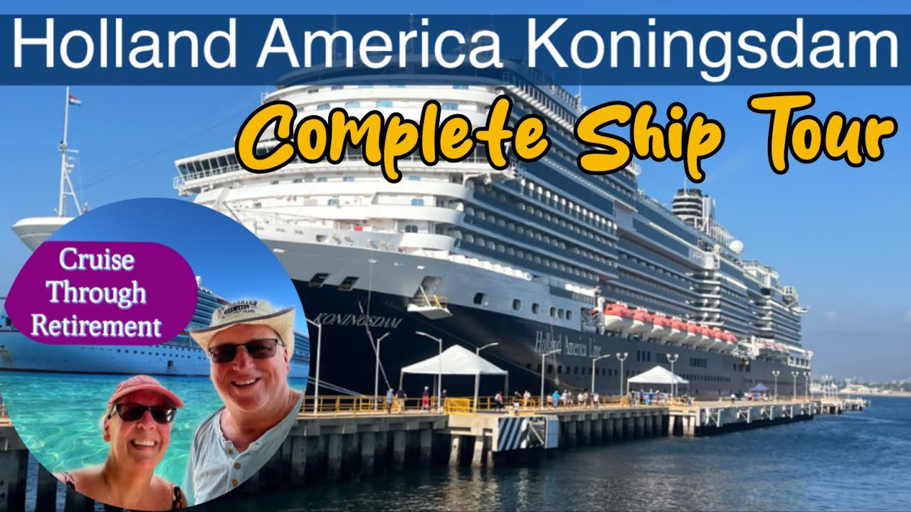 Откройте для себя элегантность Конингсдама компании Holland America в рамках этой подробной экску...