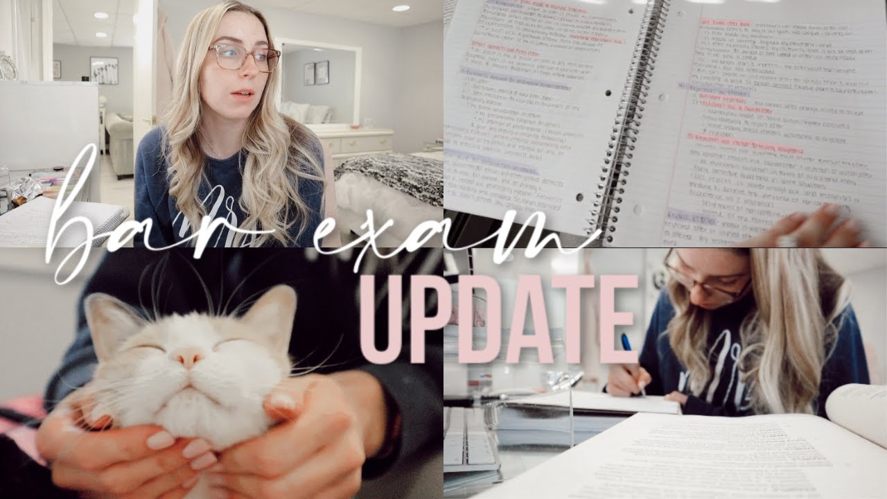 BAR EXAM UPDATE & STUDYING | DAY IN MY LIFE VLOG