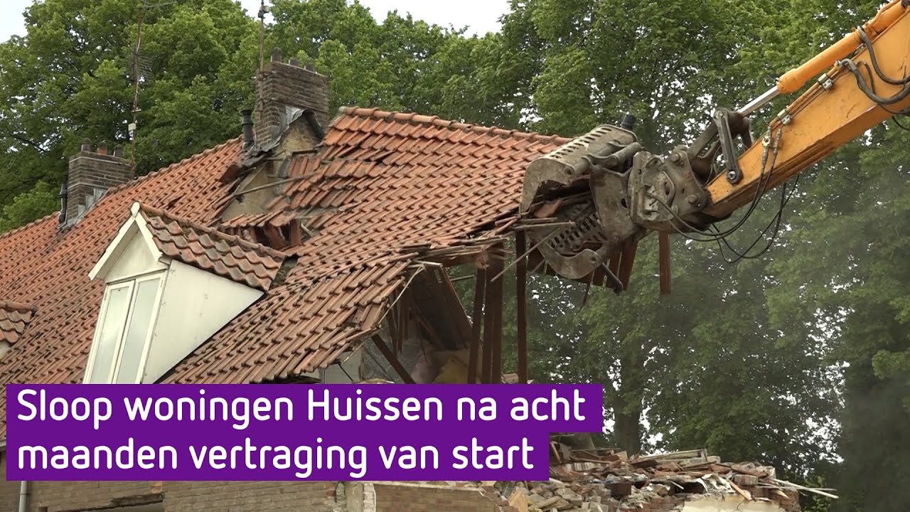 Sloop woningen na acht maanden vertraging van start