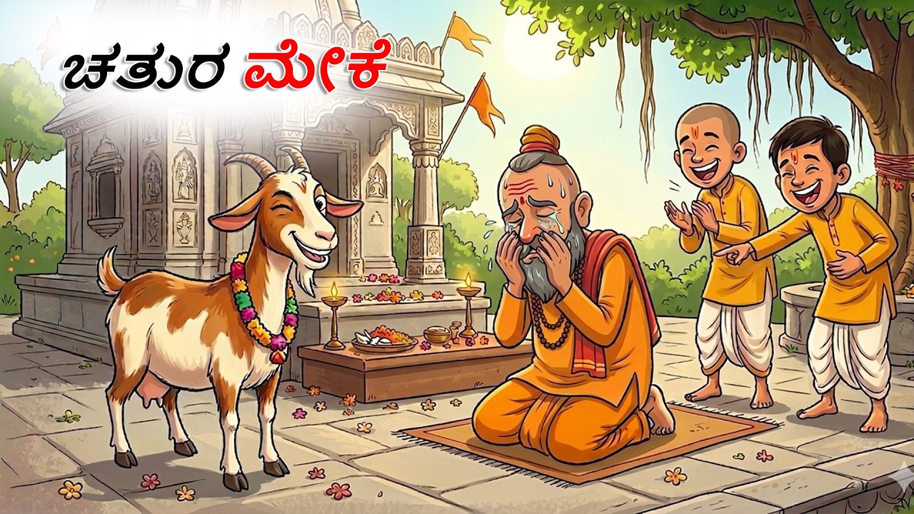 ಚತುರ ಮೇಕೆ | Kannada Stories | Kannada Kathegalu | Kannada Kathe | Chintu Tv Kannada |Chintu TV