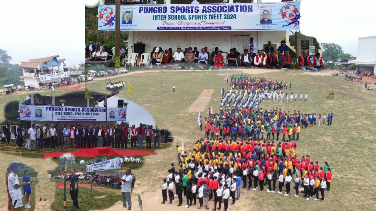 Pungro Sports Association Inter School sports Meet 2024 // Theme Champion of Tomorrow//