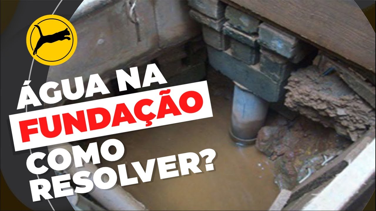 Água na fundação como resolver - Fundação em Solo Encharcado