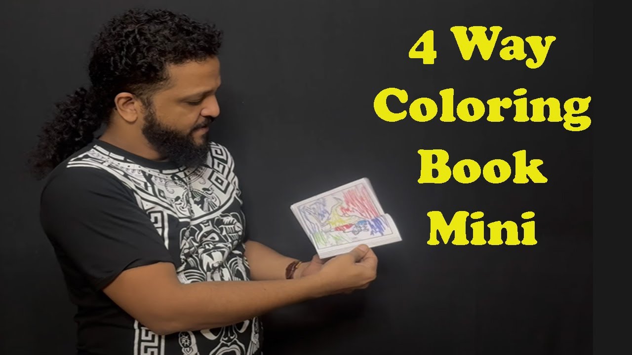 Coloring Book - 4 Way - Animal Mini
