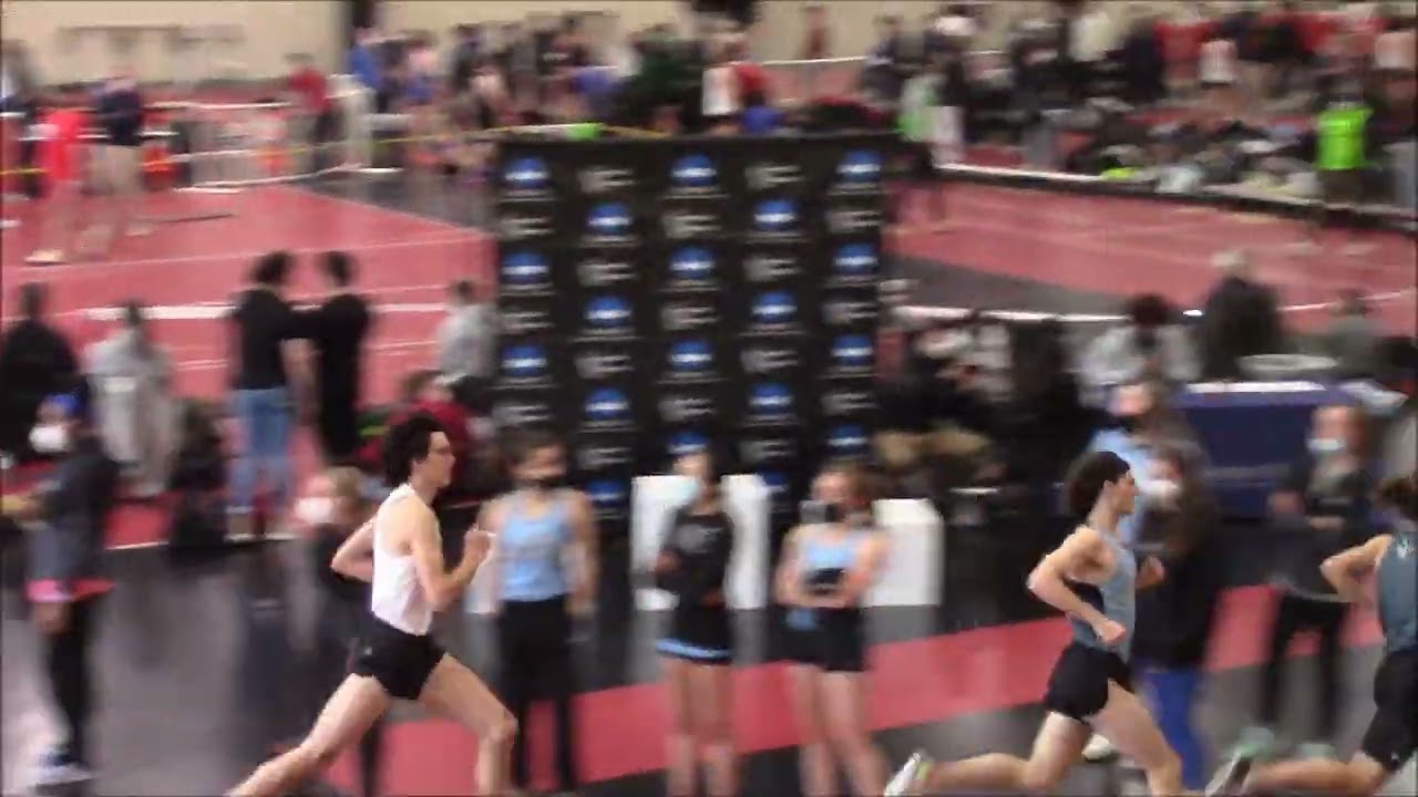 2022 Centennial Conference Indoor Track Championship Men's Mile, fast heat