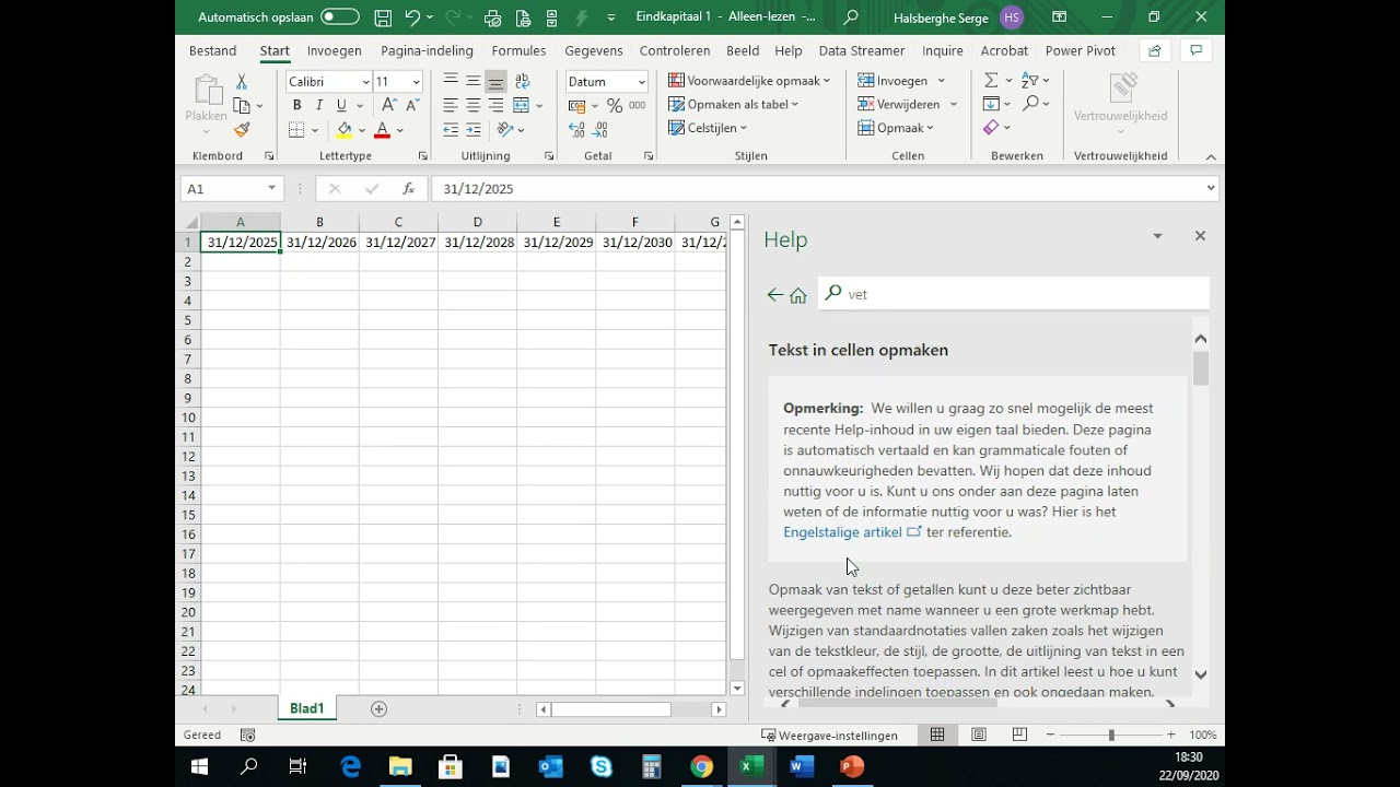 MS Excel in de praktijk   Oefening 01