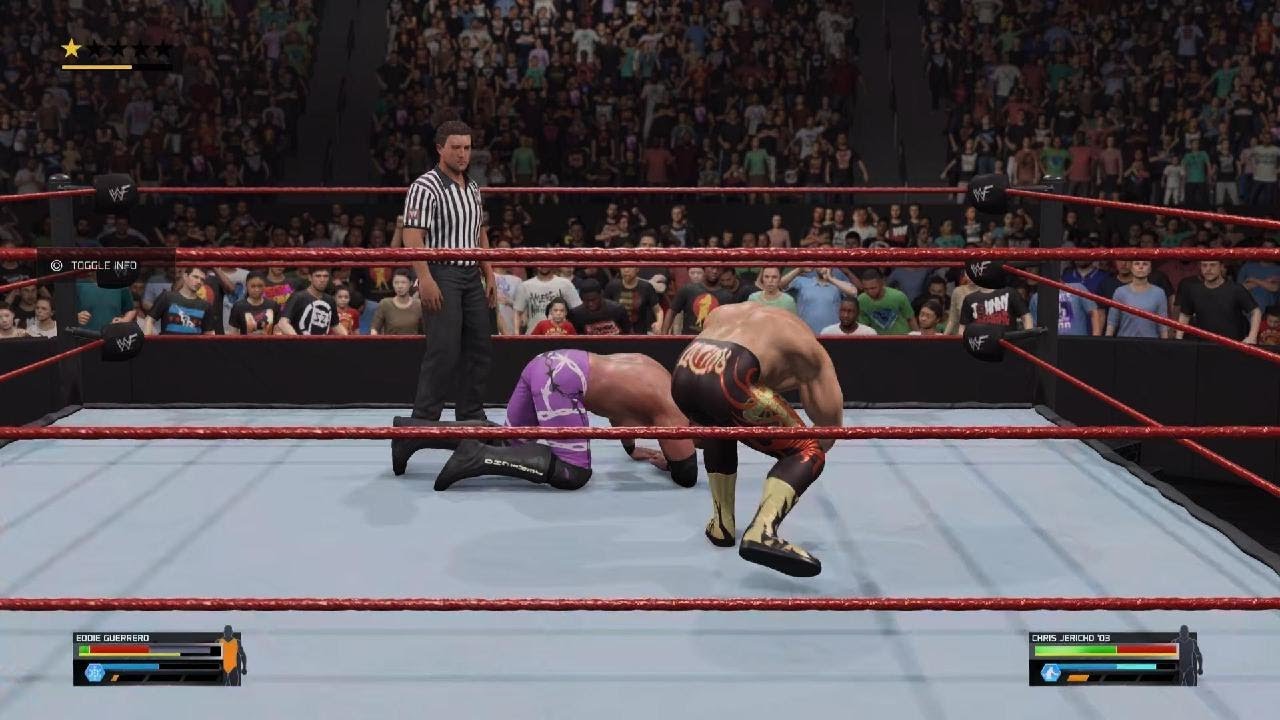 WWE 2K25_WWF RAW IS WAR: Eddie Guerrero v Chris Jericho