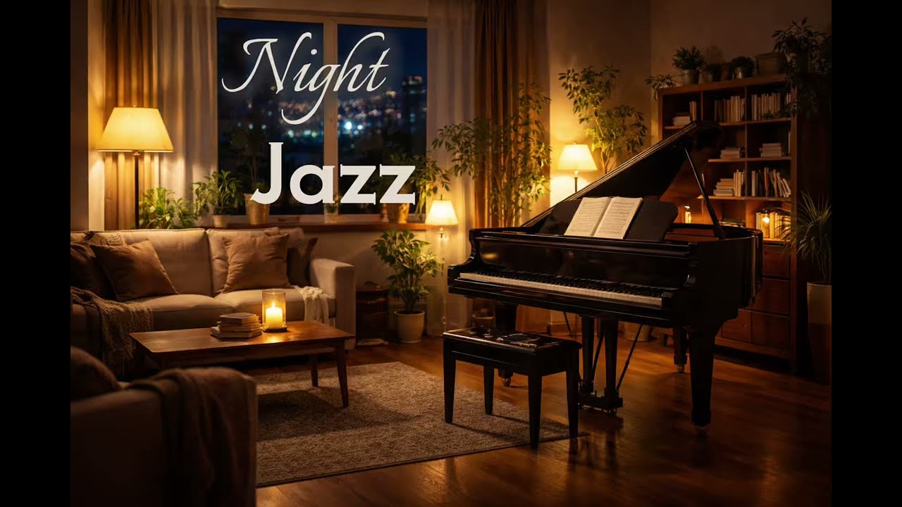 Night Focus Jazz | 眠くならずに作業が進むアップテンポピアノ