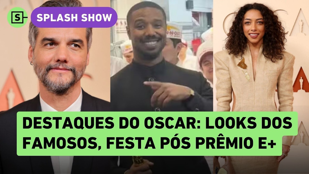 Oscar: Wagner Moura aplaude B. Jordan; looks dos brasileiros; Teyana Taylor discute e+ bastidores