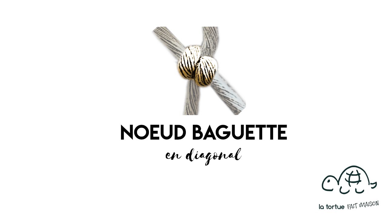 Tutoriel du noeud baguette en diagonal - MACRAME