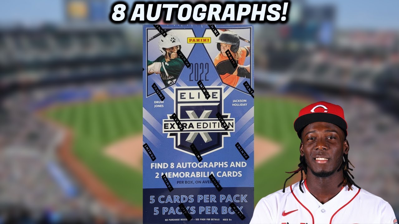8 AUTOS! Panini Baseball 2022 Elite Extra Edition Box Break!