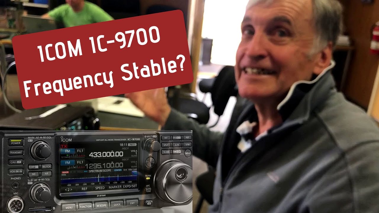 Is the Icom IC-9700 frequency stable? - Tested by Rex VK7MO