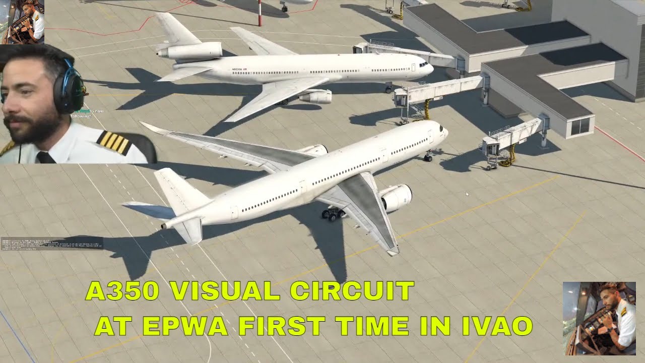 A350 Visual Circuit | First flight IVAO