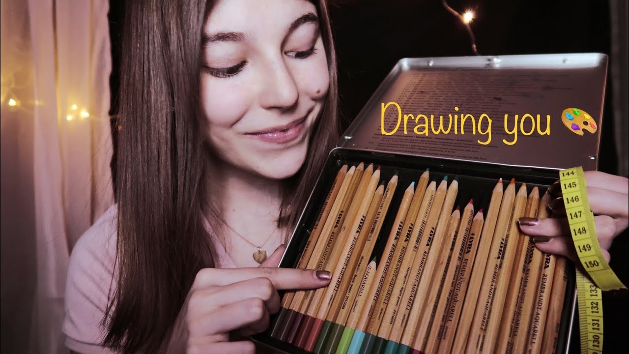 ASMR Pssst I Personal attention - DRAWING YOU - ✍🎨
