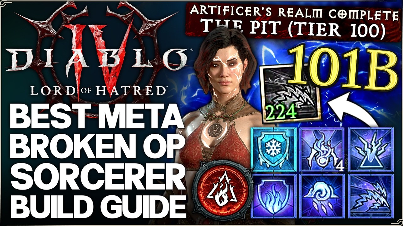 Diablo 4 - Новый лучший билд для волшебника с миллиардом урона в секунду - Мета-билд 13 сезона: с...