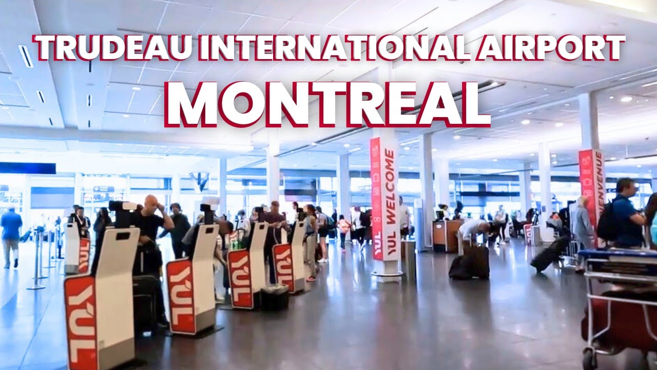 【4K】Montreal 🇨🇦 Trudeau International Airport-YUL Virtual Walk - 2023