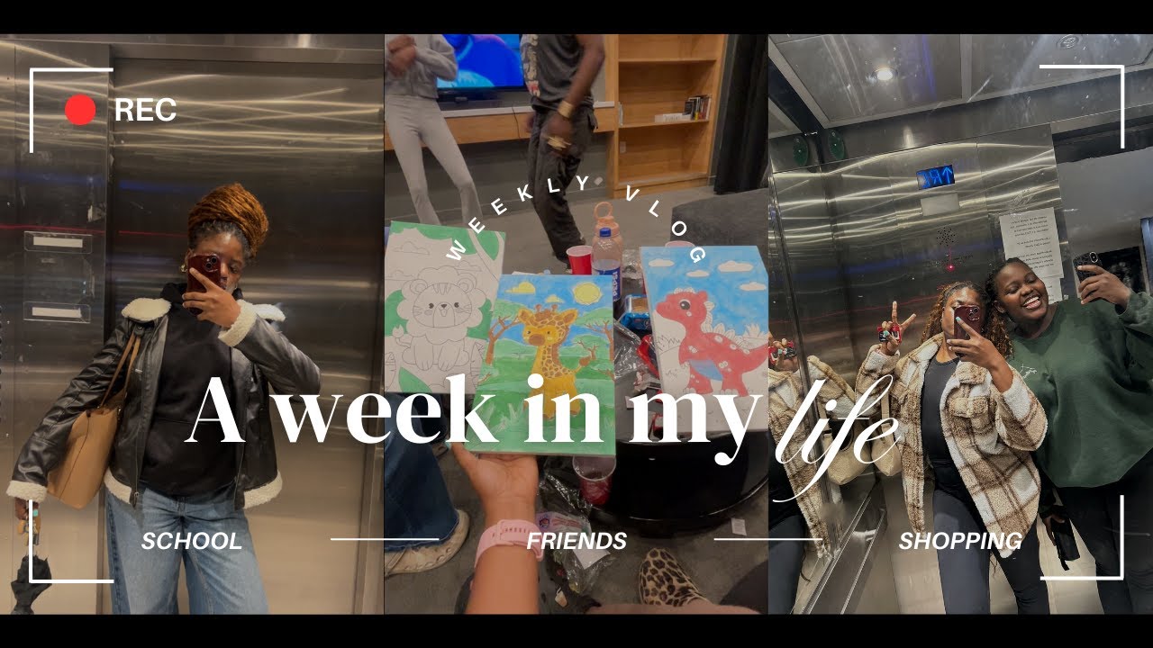 A week in my life + my friends surprised me + I'm a shopaholic