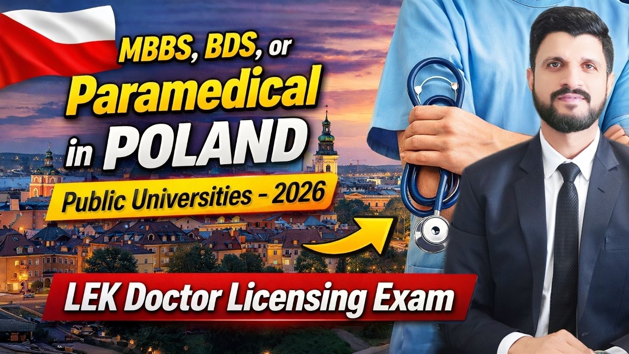 Study MBBS in Poland 2026 | Cheapest Medical Degree Europe | Fees, Visa & Licensing Exam Guide