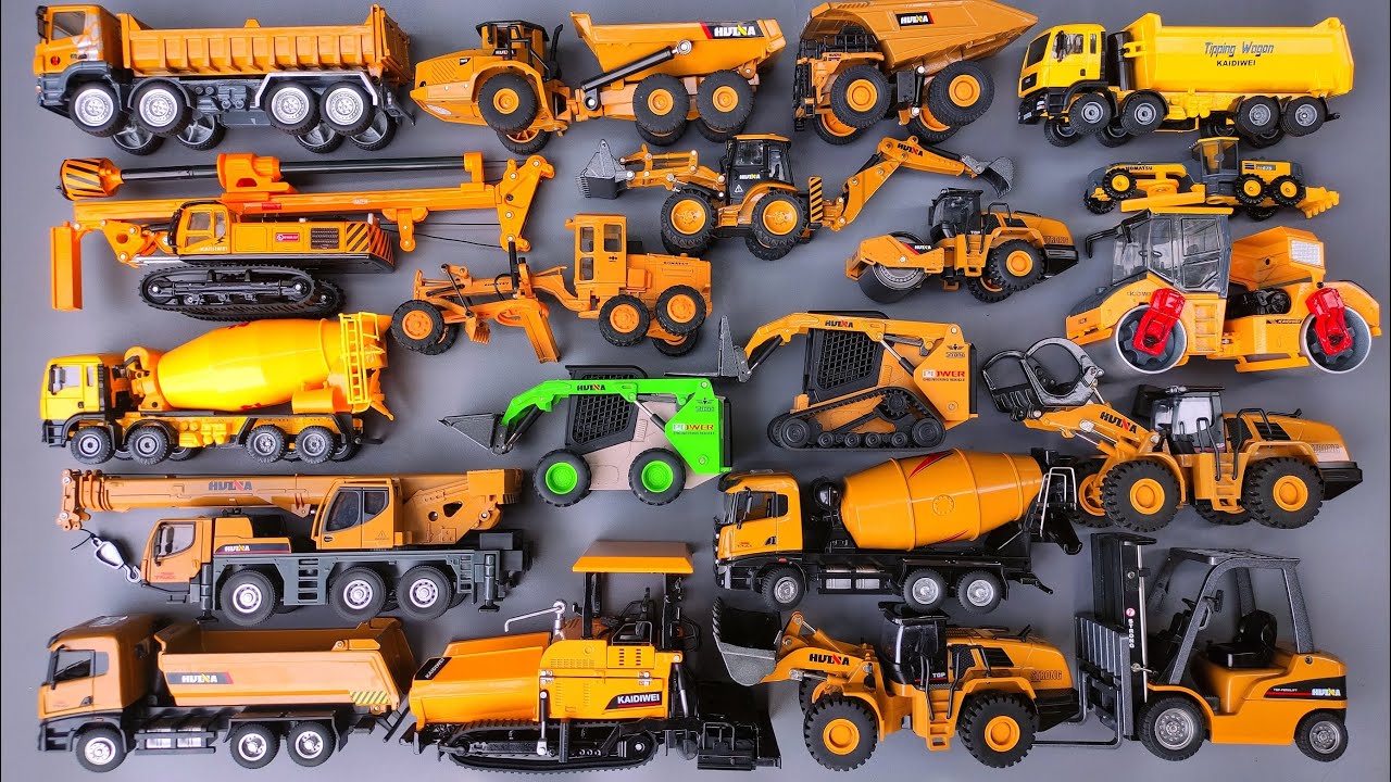 Mega RC Trucks & Heavy Equipment Collection | RC Lesu ET30H Excavator, DT60 Dozer & MCL8 Loader