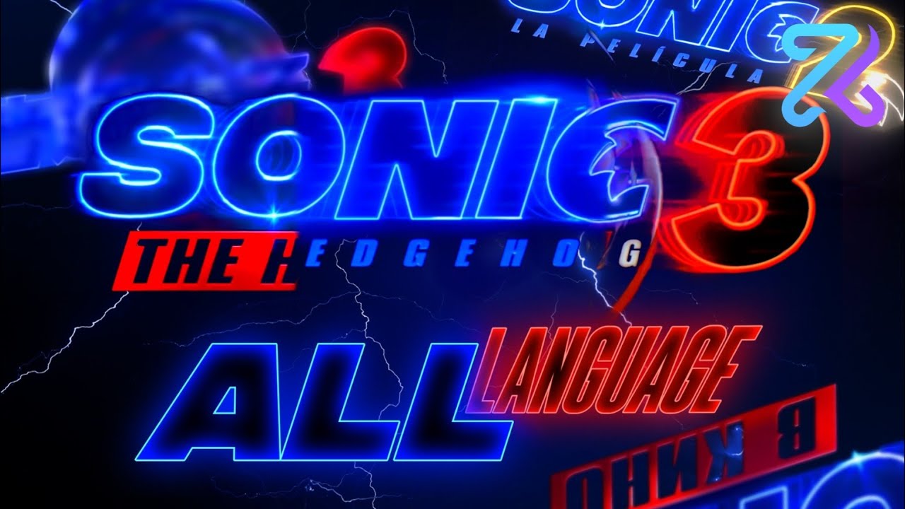 Les 34 LOGOS de SONIC 1, 2 et 3 en version MULTI-LANGUE !