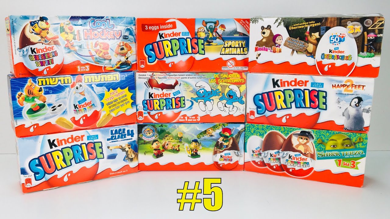 OLD Kinder Surprise Unboxing #5. Распаковка Старых Киндер Сюрпризов. Выпуск 5. Alte Ü-Ei Unboxing 5