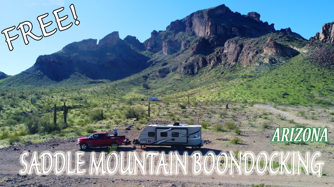 136 Most Beautiful Boondocking Spot in Arizona! Saddle Mountain BLM Free Camping