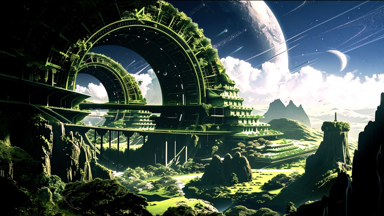 we have arrived in a hidden alien colony | Ambient Music for Sleep & Study