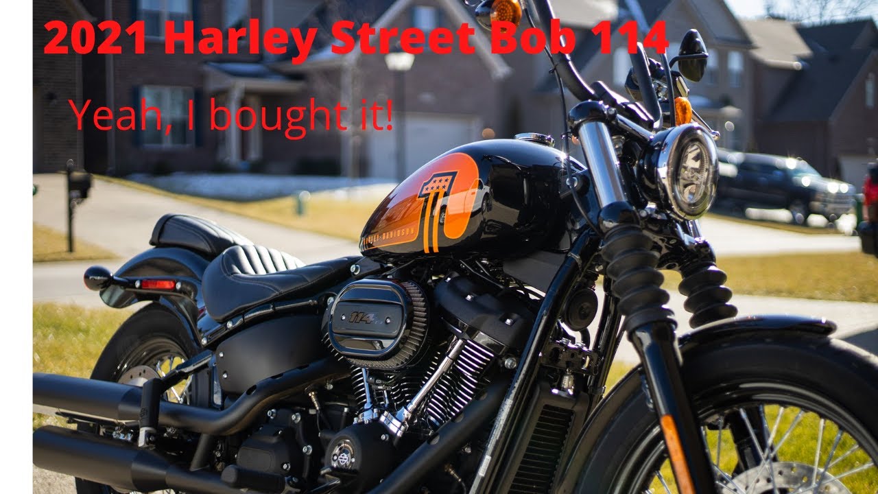 I Bought It!  2021 Harley Street Bob 114