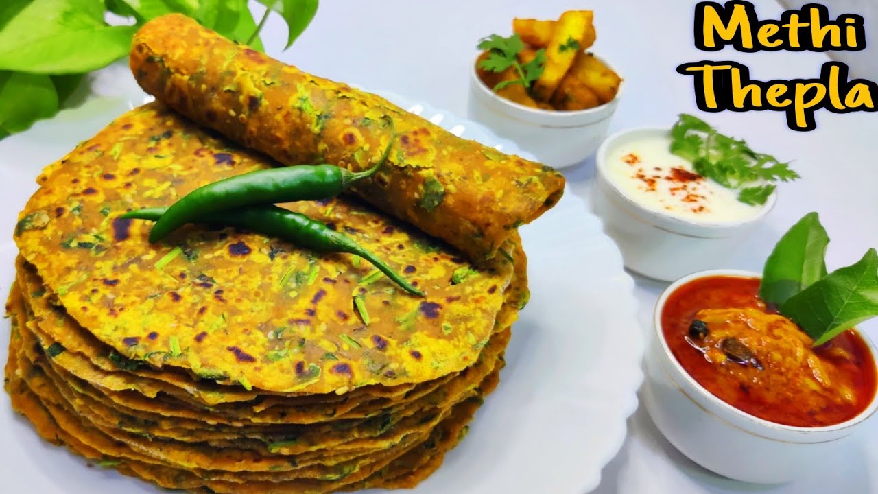 ***Methi Thepla Recipe*** Methi Thepla For Travel | Gujarati Thepla Recipe