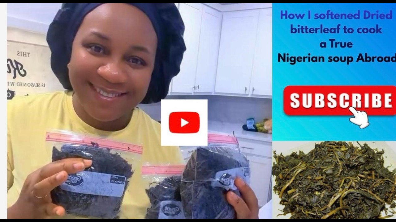 How to soften Dried bitter leaf in a minute