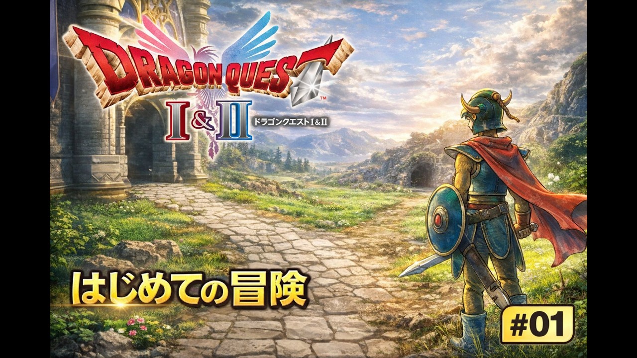 #01【HD-2Dドラゴンクエスト1】ゲーム初心者が見る世界｜導きの声とロトの伝承（ずんだもん×No.7実況）