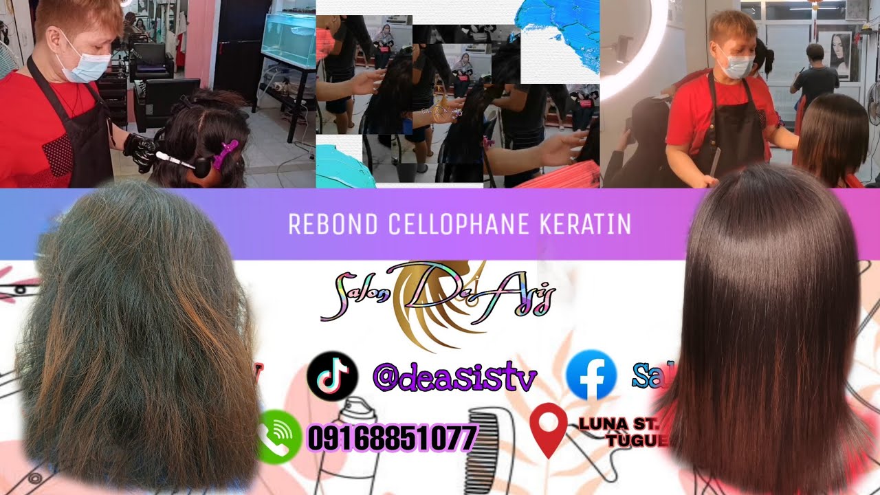 FULL TUTORIAL?REBOND CELLOPHANE WITH KERATIN TREATMENT?