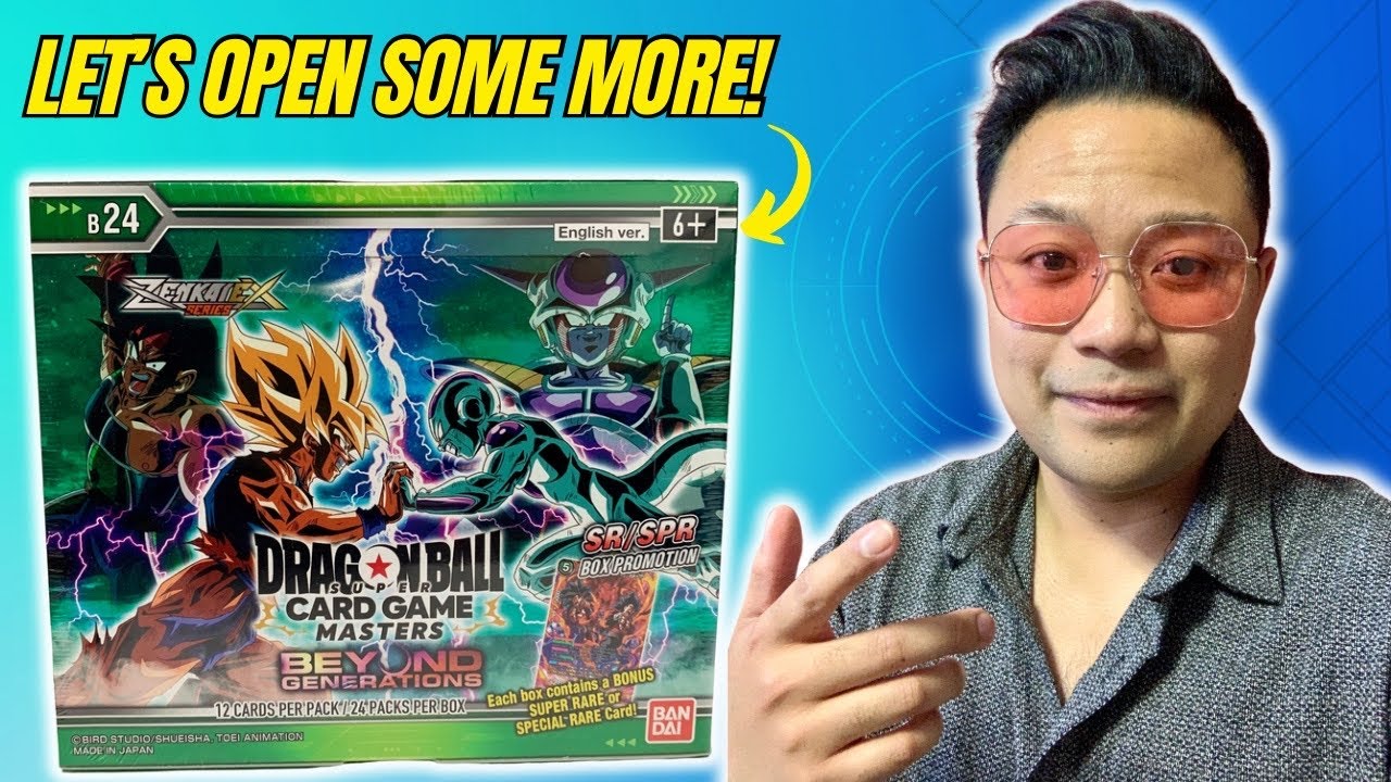 Let's Open Some More Dragon Ball Super Masters Beyond Generations BT24 Booster Box!