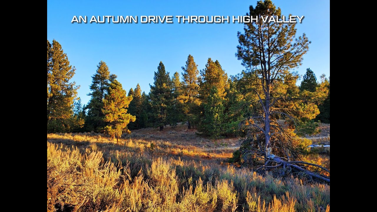 An October Drive in  High Valley, Idaho