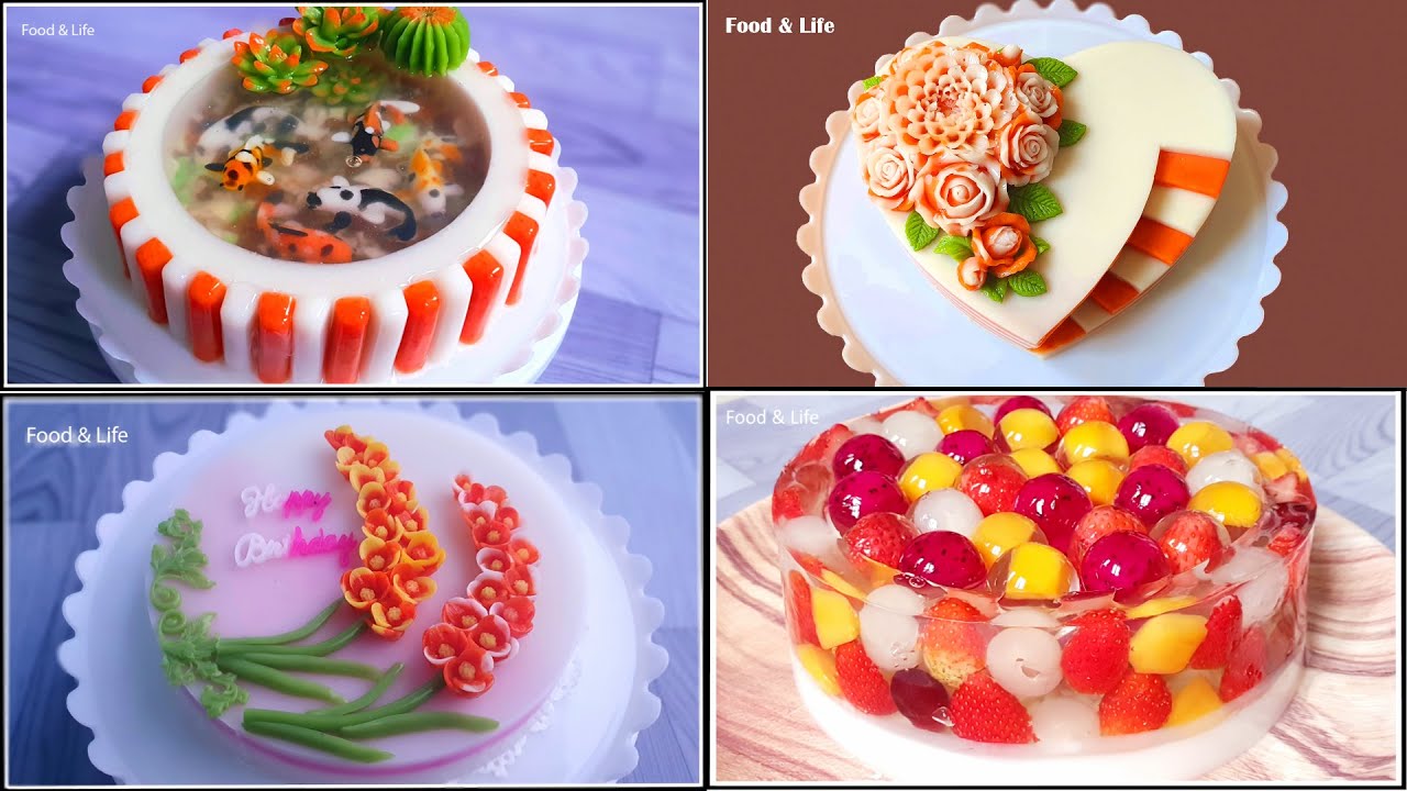 13 Beautiful Birthday Jelly Cake Templates