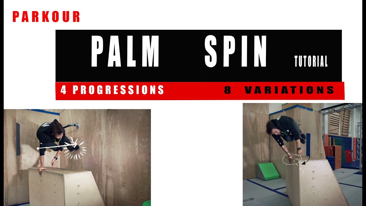 PALM SPIN tutorial/ 4 progression /8 variations