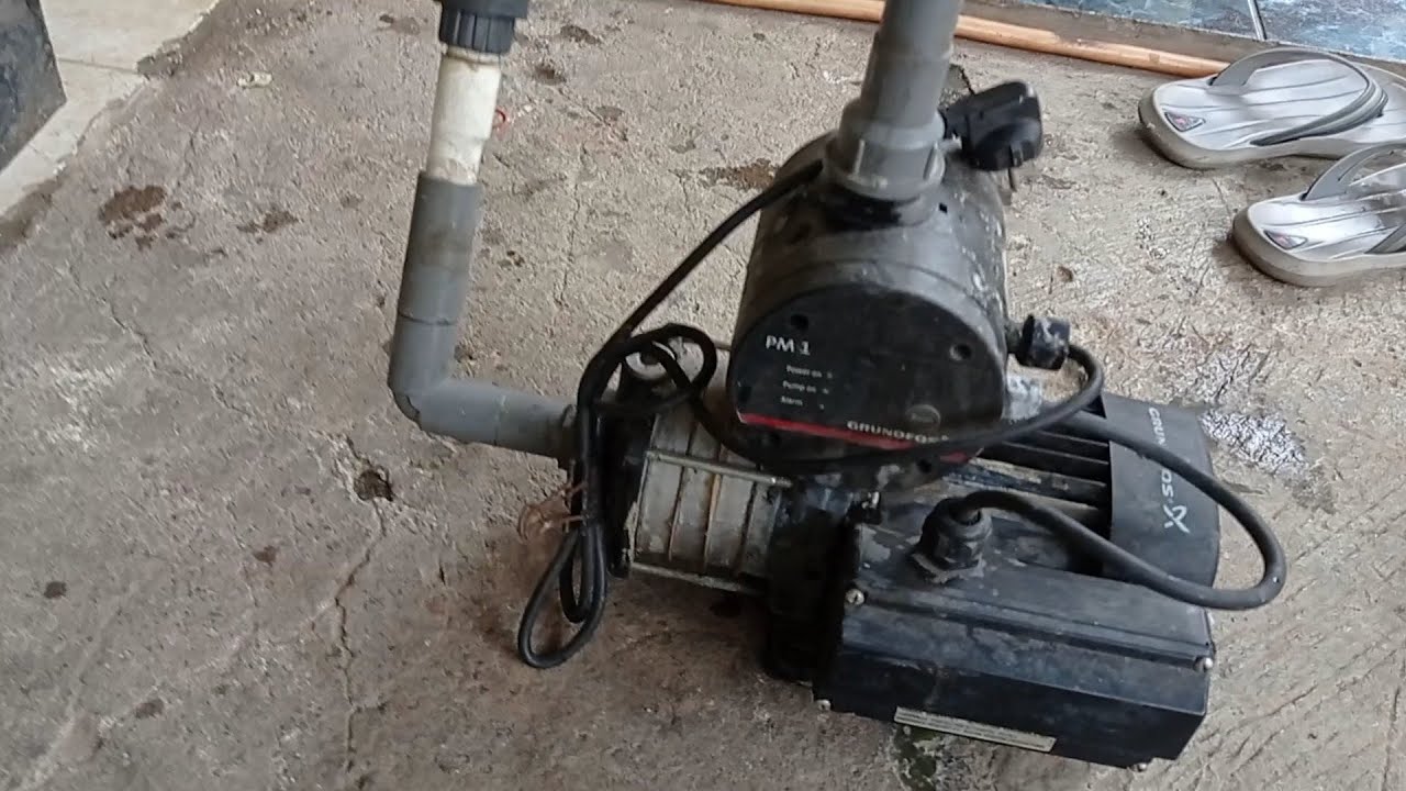 Restorasi pompa booster grundfos
