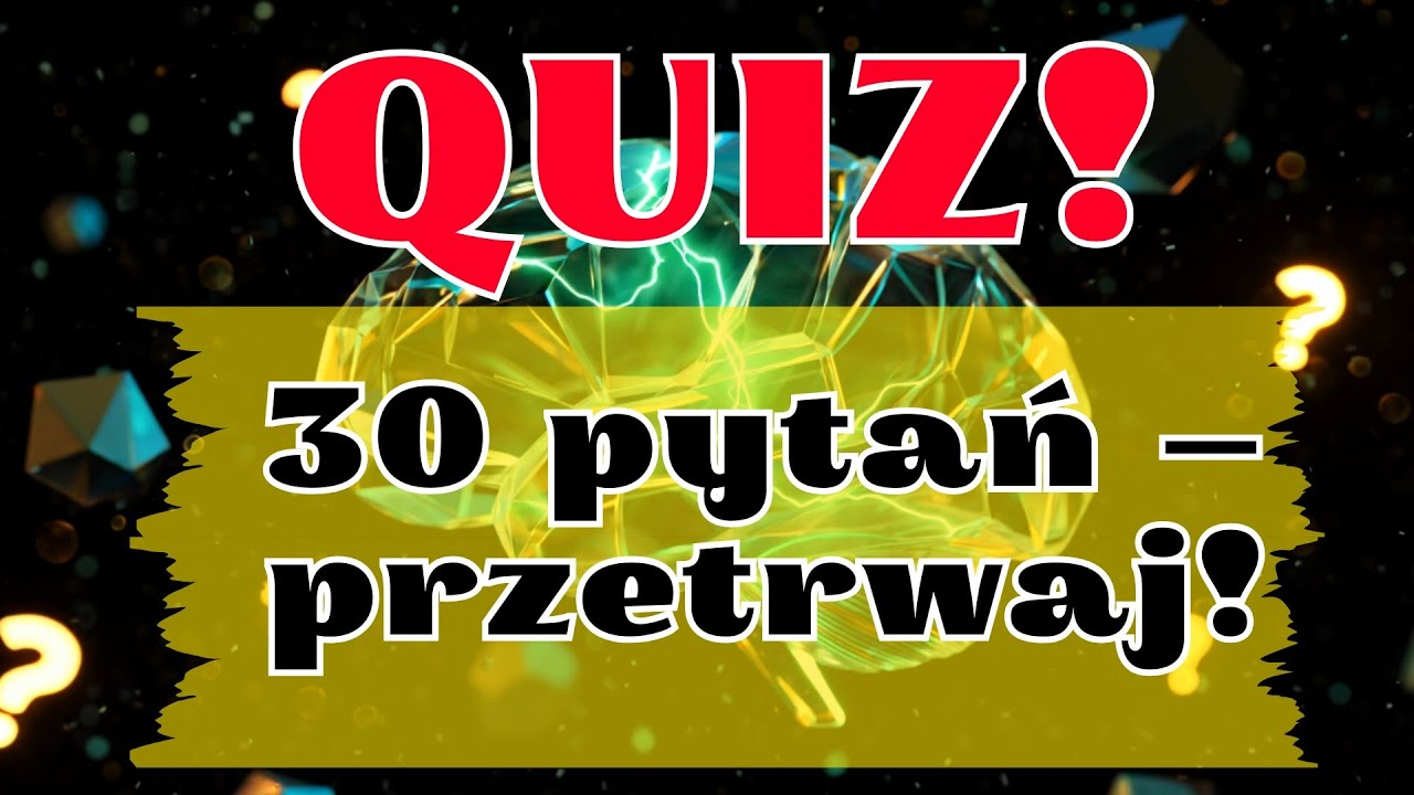 Test IQ? Nie, to jeszcze gorsze — 30 podstępnych pytań!