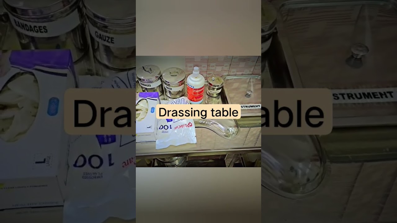 drassing table #drassing #medicalemergency #surgical_ot