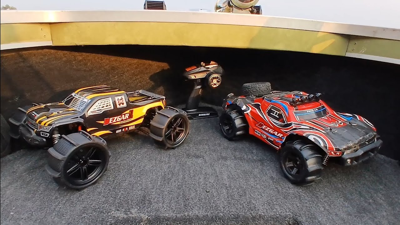 Testing RC Trucks on the Water // I need lots of Surpass Hobby, or Hobbywing 120amp ESC'S 