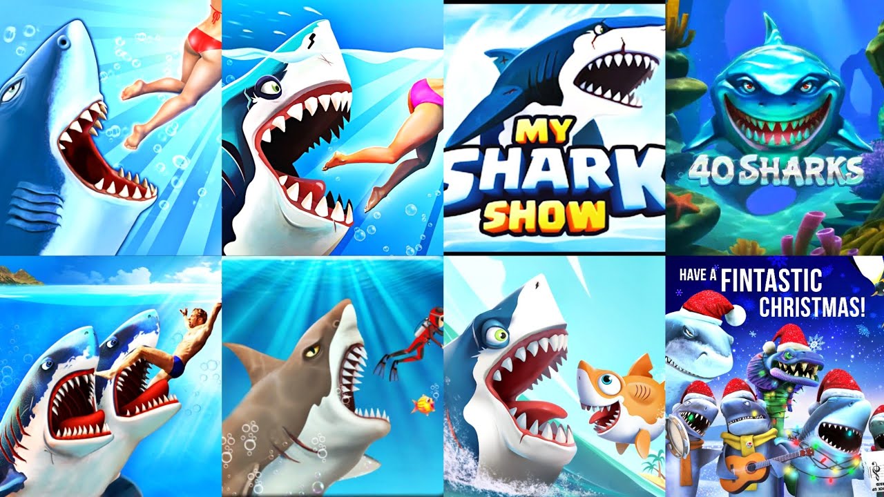 ALL SHARK GAME THROUGH THE YEARS (2023) All Hungry Sharks