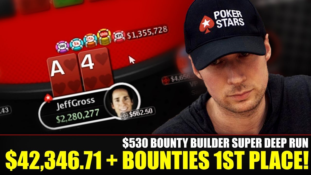 SUPER DEEP RUN in $530 Bounty Builder w/ $42,346.71 + bounties to 1st PLACE!