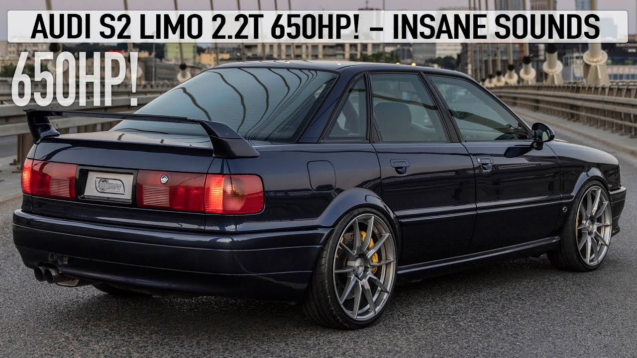 RARE MONSTER! AUDI S2 LIMO 2.2T 650HP - INSANE SOUNDS - The 5cyl iconic monster in detail