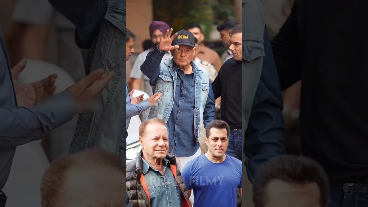 Who Visited Salim Khan at Lilavati Hospital Family Rallies Around as Salman Khan Arrives #shortvideo