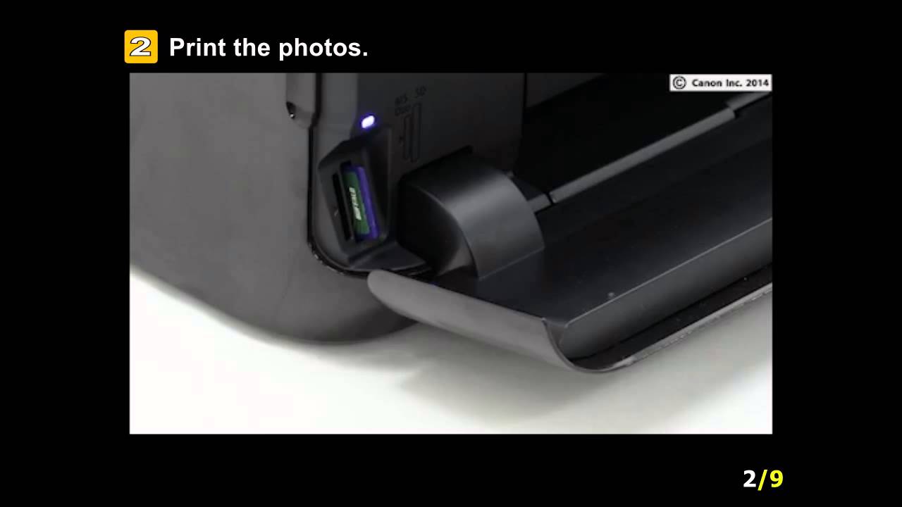 PIXMA MG7520: Disc Label Printing: from a memory card