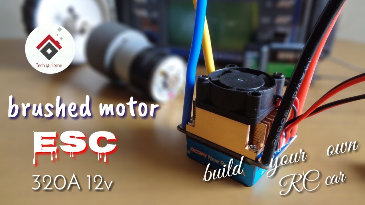 ESC for  brushed dc motor (320 amp 12v) | esc for wireless robot | Tech at Home
