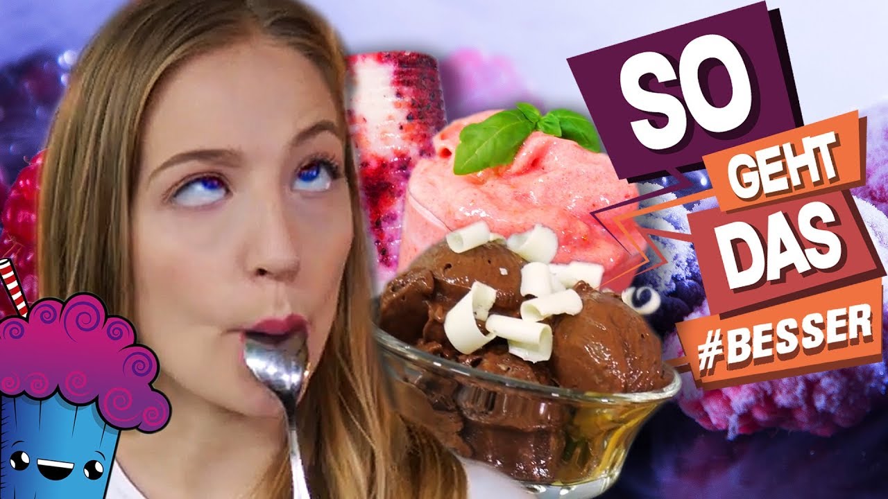3 GESUNDE Eis-Rezepte  | So Geht Das