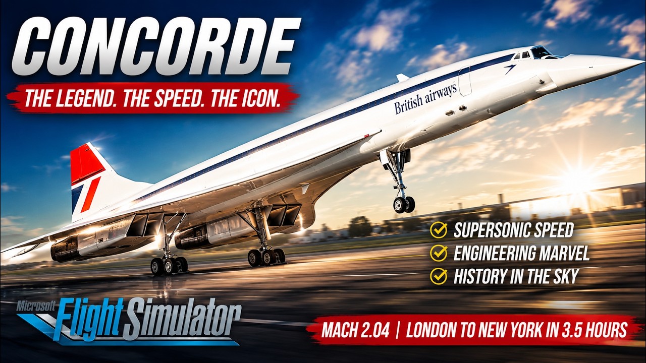 Supersonic Jet Concorde is Back Only 4 Hours from London to San Fransisco