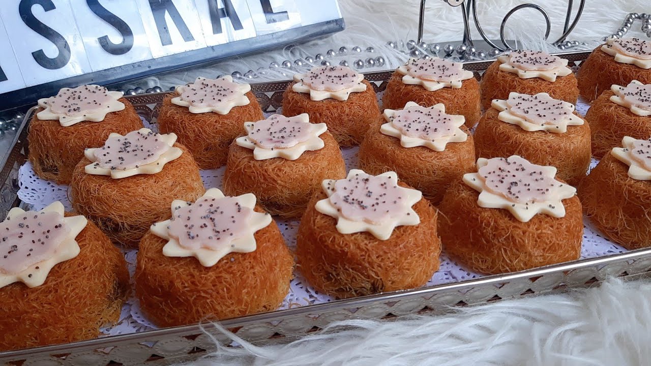 ميني كنافة مالحة بحشوة أكثر من رائعة بطعم مميز 😋👌Mini Kunafa Salé